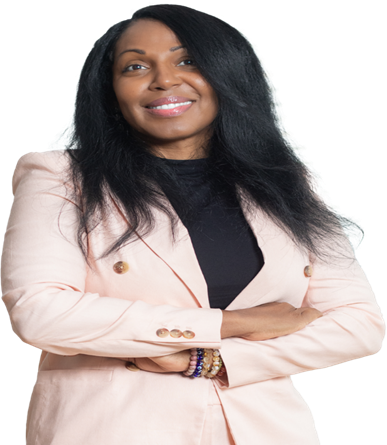 Business woman in a suit jacket