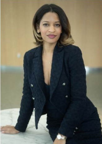 Business woman in a suit jacket