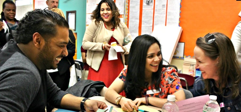 NYC public school teachers smiling